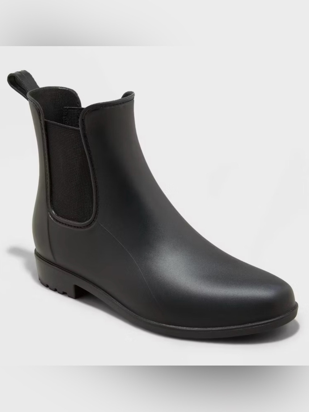 a new day Black Chelsea Rain Boots Size 7 - Picture 6 of 16